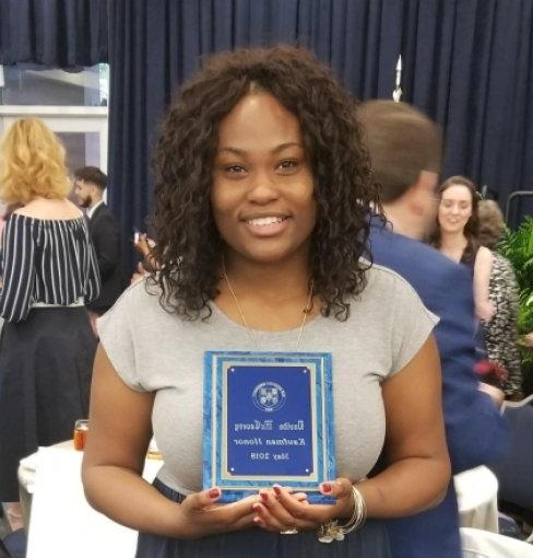 ODU Honors graduate Davida McCovery